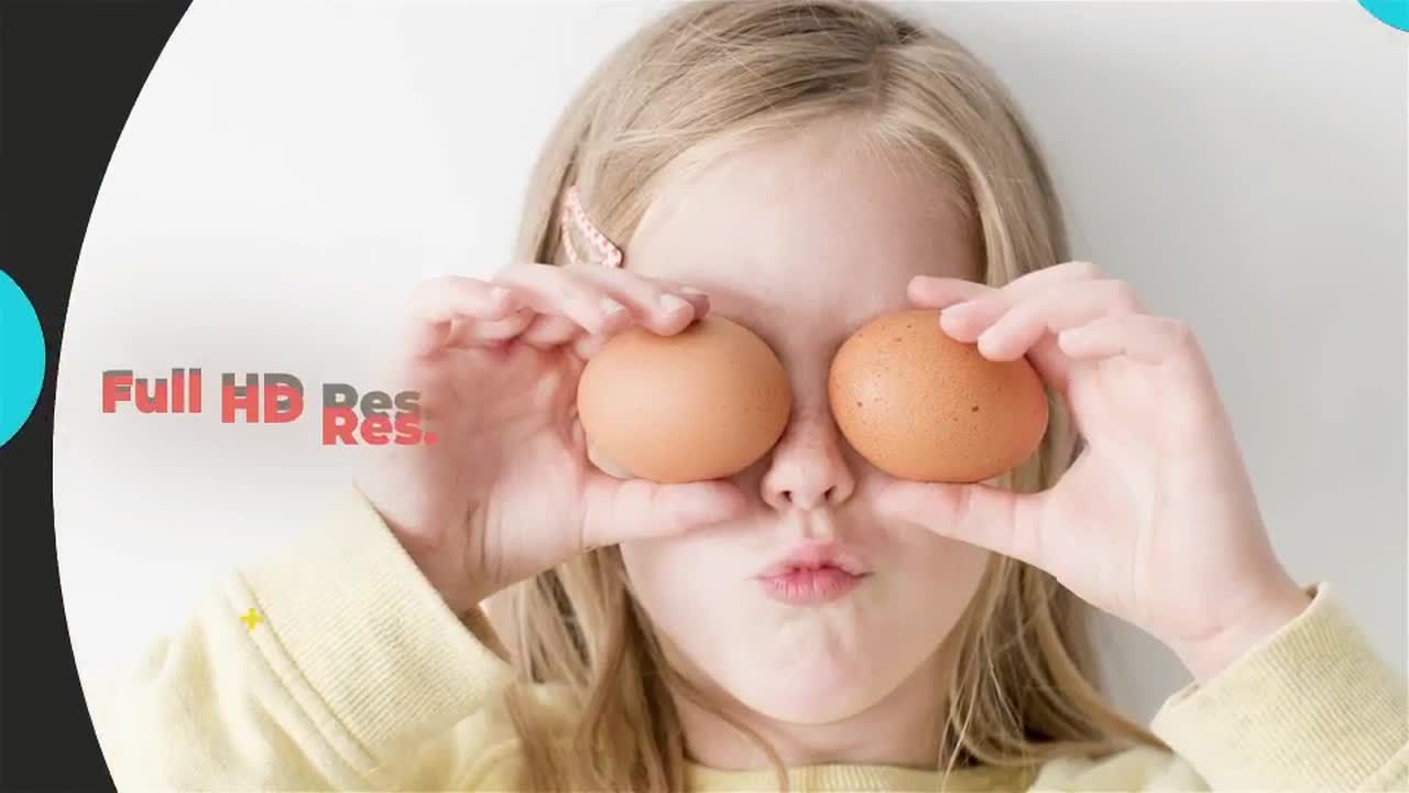 外观简洁且富有创意展示ae模板