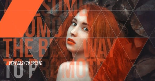 三角图形动画特效产品宣传视频素材库精选AE模板 Triangle Beauty