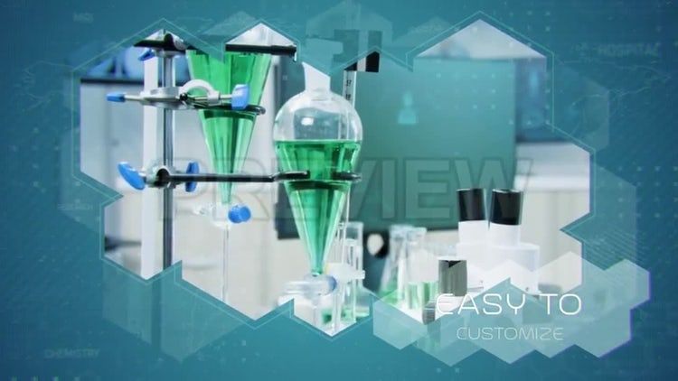 世界医学宣传片创意动画ae模板