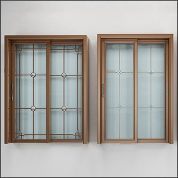 现代高档轻奢实木单开门素材之家精选3D模型