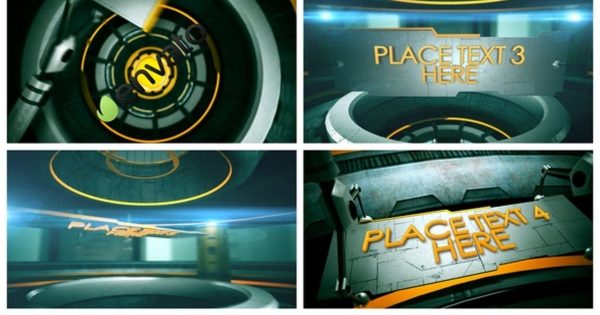 科技感十足的3D字幕标题特效素材库精选AE模板 3D Tech Titles