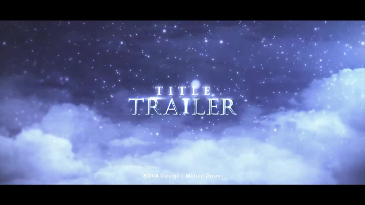 神奇外观的天空预告片片头素材库精选AE模板