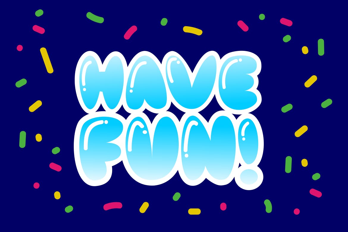 儿童主题设计绝配-可爱风格英文胖体无衬线字体素材库精选 BABELGAMEE – Cute Chubby Children Font插图(5)