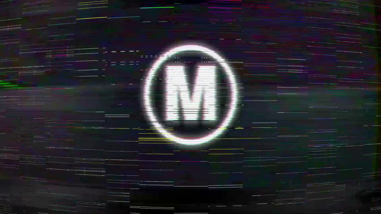 时尚复古TV logo信号干扰损坏素材库推荐PR模板