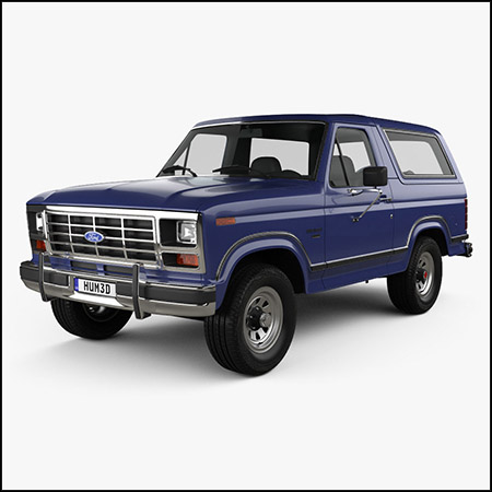 福特野马 1982越野车素材之家精选3D模型
