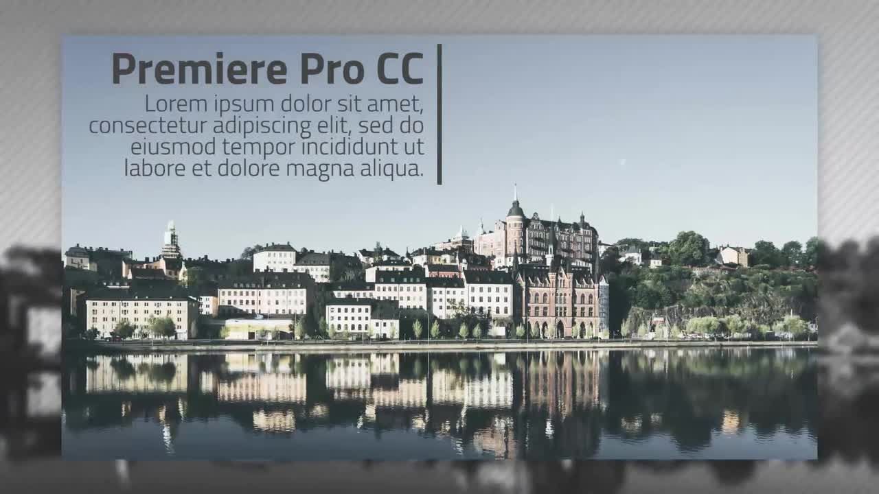 公司适用视频素材库推荐PR模板