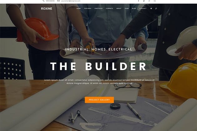 商业合作商务咨询多用途HTML模板素材库精选 Corporate MultiPurpose HTML Template for Business插图(3)
