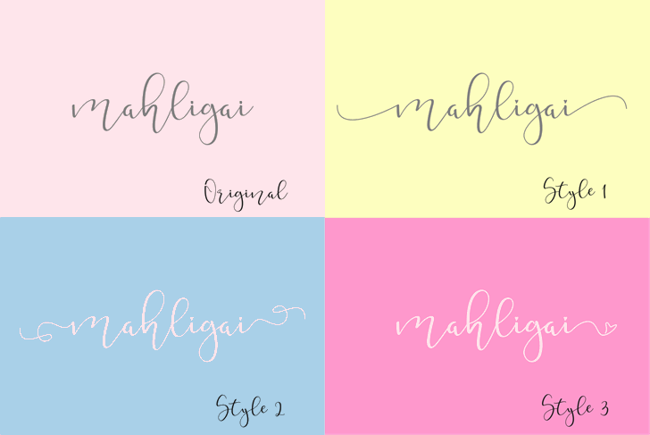 mahligai font插图 mahligai font插图