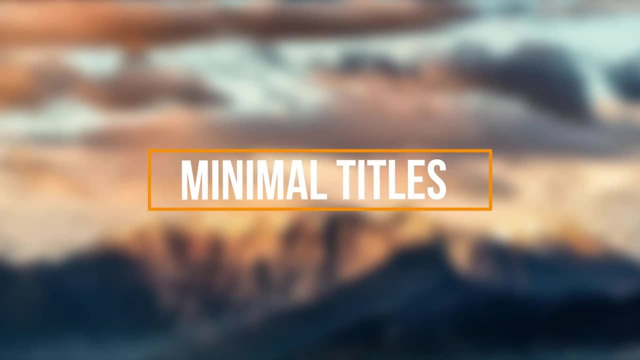 14个精彩的广告全屏标题素材库精选AE模板