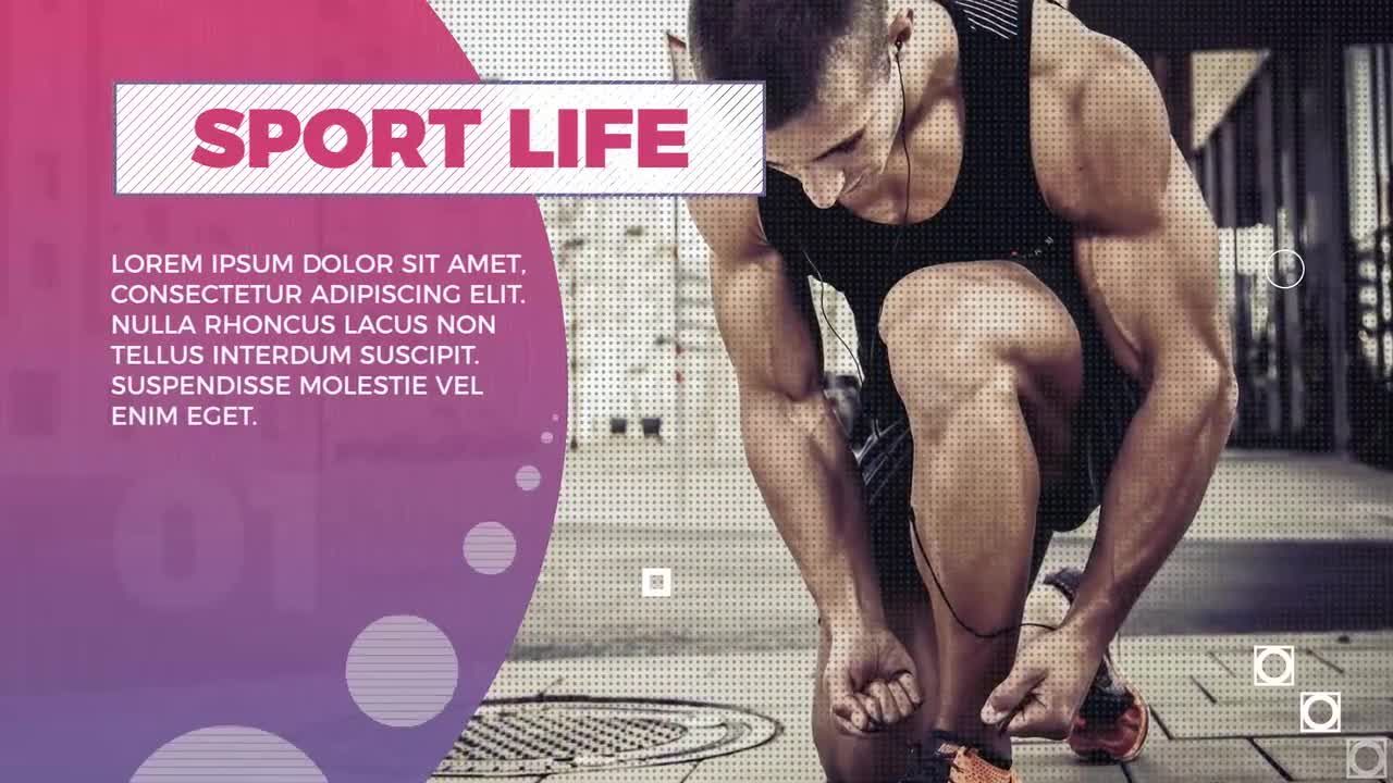 动态动画的体育促销素材库精选AE模板