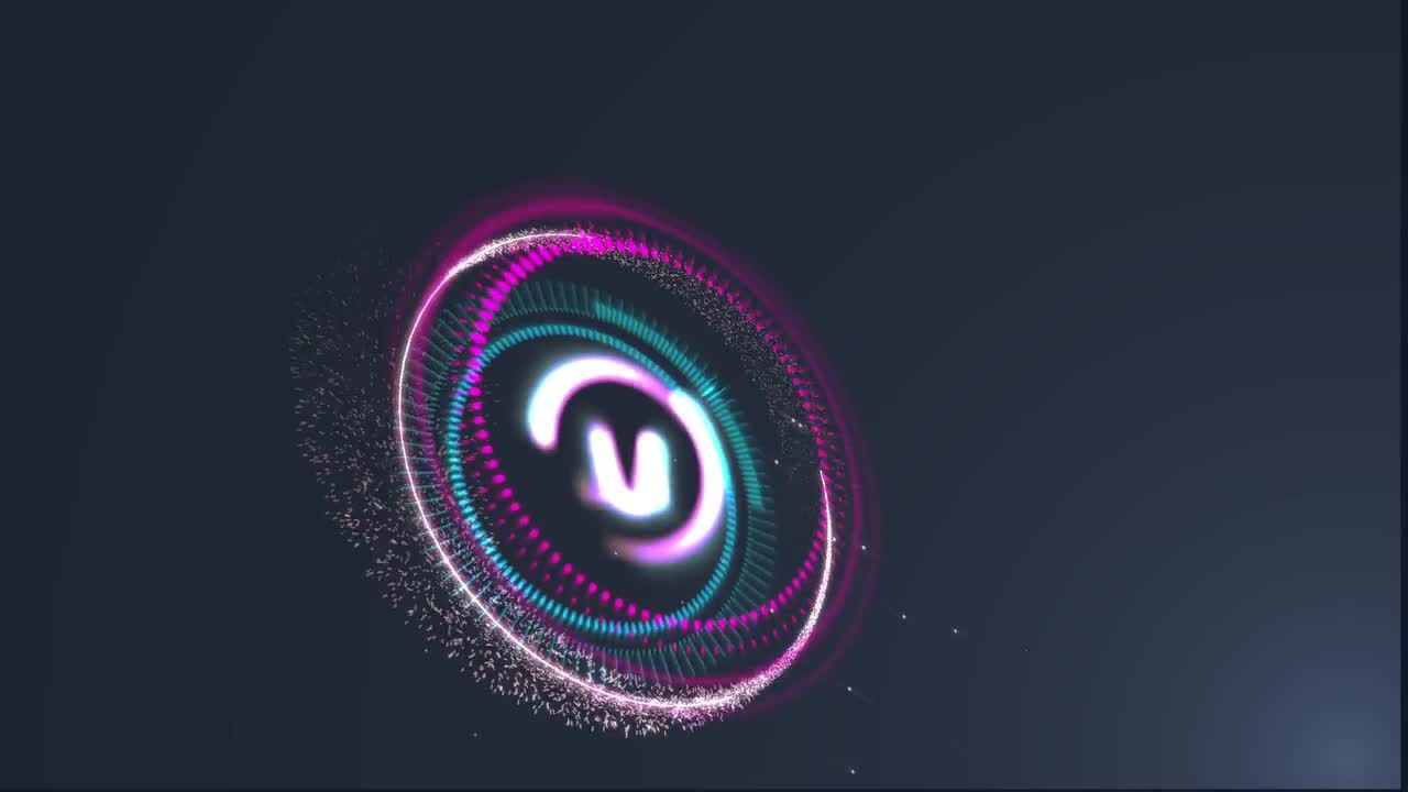 抬头显示器空间标志素材库精选AE模板