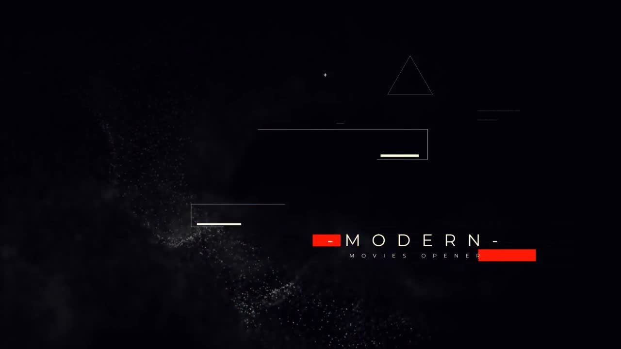 现代电影风格的素材库精选AE模板