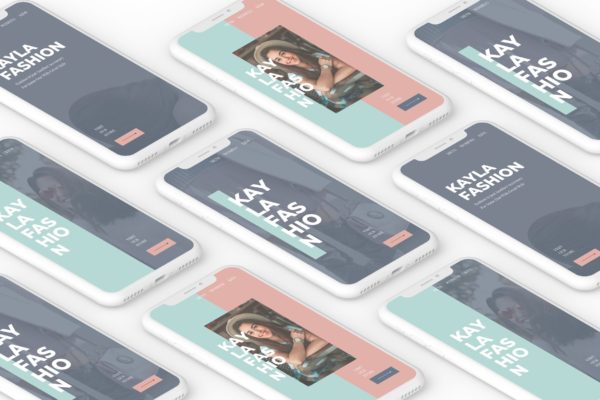 Instagram社交平台品牌故事营销设计素材 Kayla Fashion Instagram Story