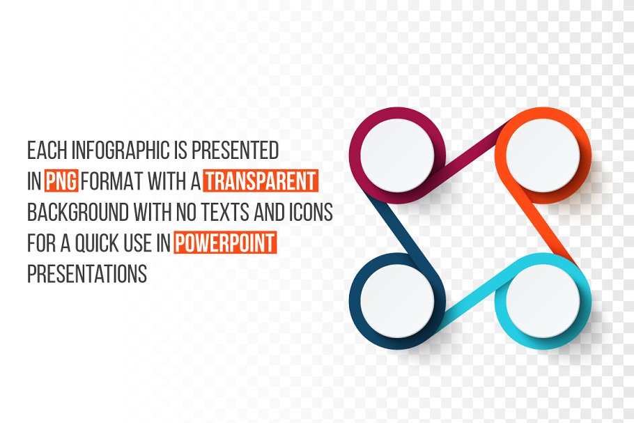 圆形信息图表图形模板幻灯片模板素材 Circle infographic templates插图(1)