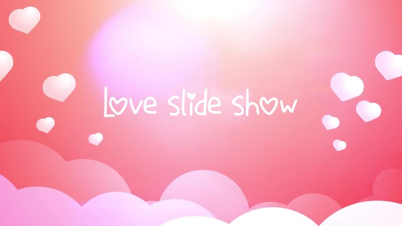 时尚浪漫的爱情回忆幻灯片展示素材库精选AE模板