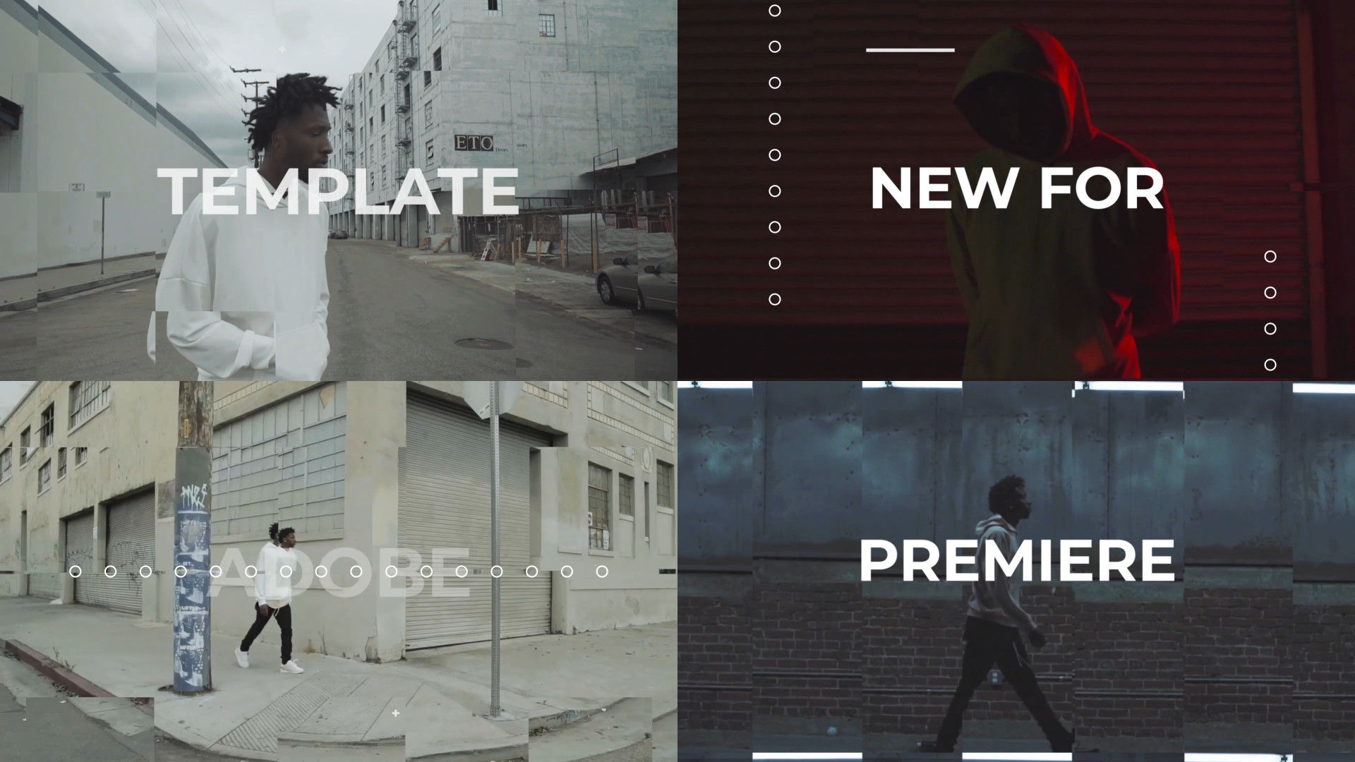 17个照片/视频快速动态动画Pr模板