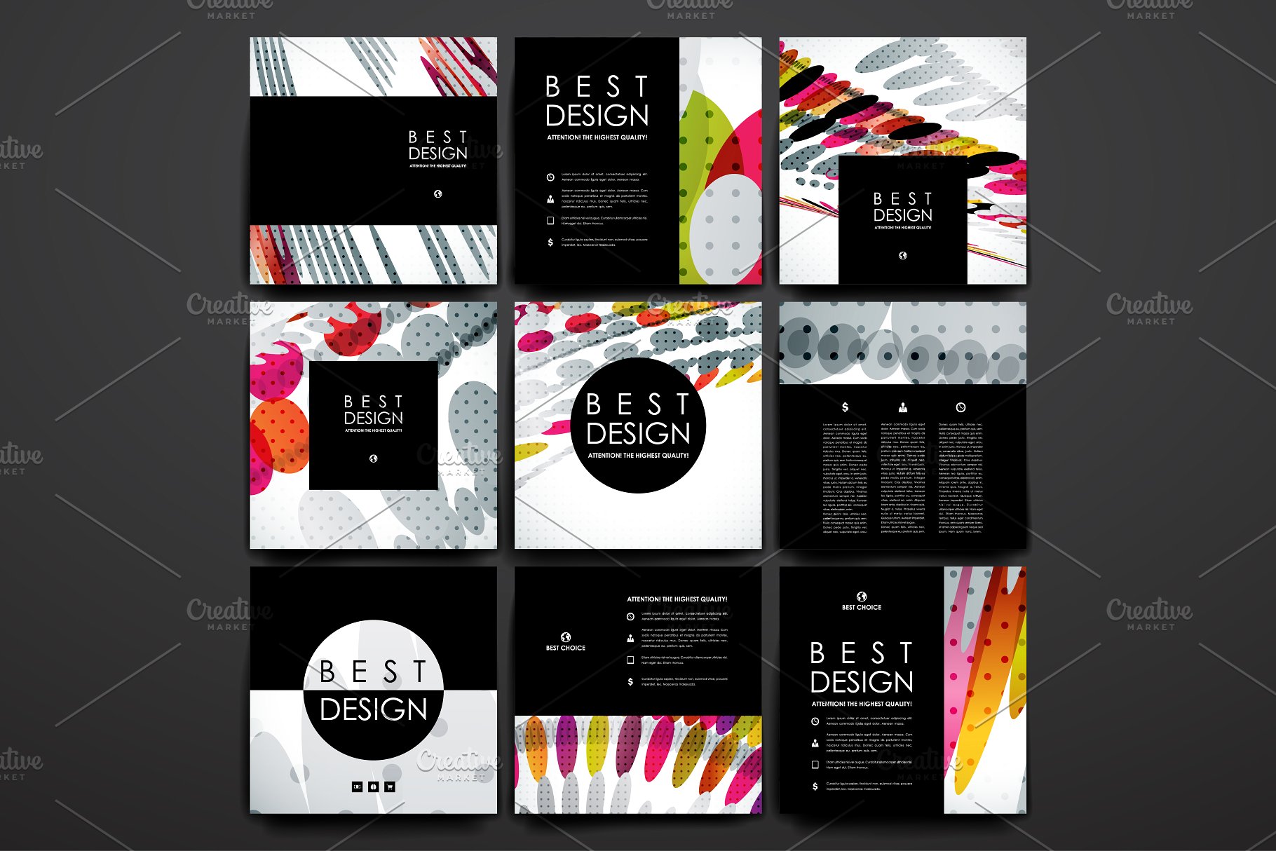 简约抽象样式标题&卡片模板 Beautiful Banners and Cards插图(6)