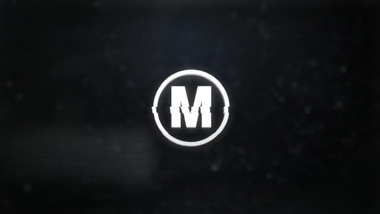 公司Glitch标志素材库精选AE模板