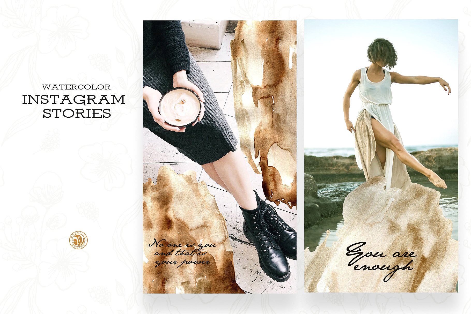 优雅的Instagram故事模板素材库精选 Instagram Stories for Bloggers插图(3)