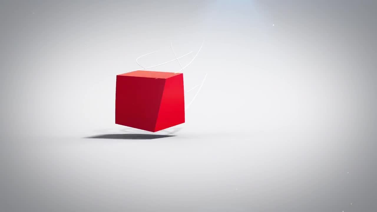 独有创意的盒子徽标动态展示素材库精选AE模板