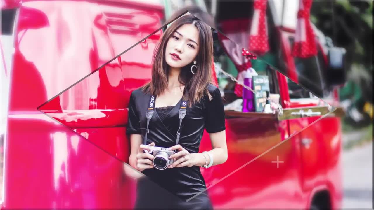 锐利动态的项目玻璃幻灯片素材库精选AE模板