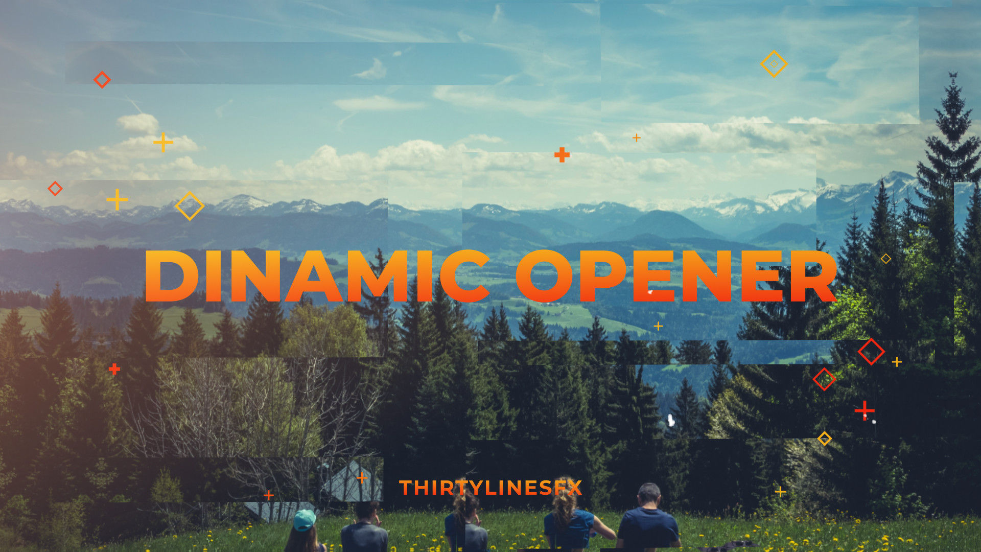 醒目的公司动态预告片素材库精选AE模板