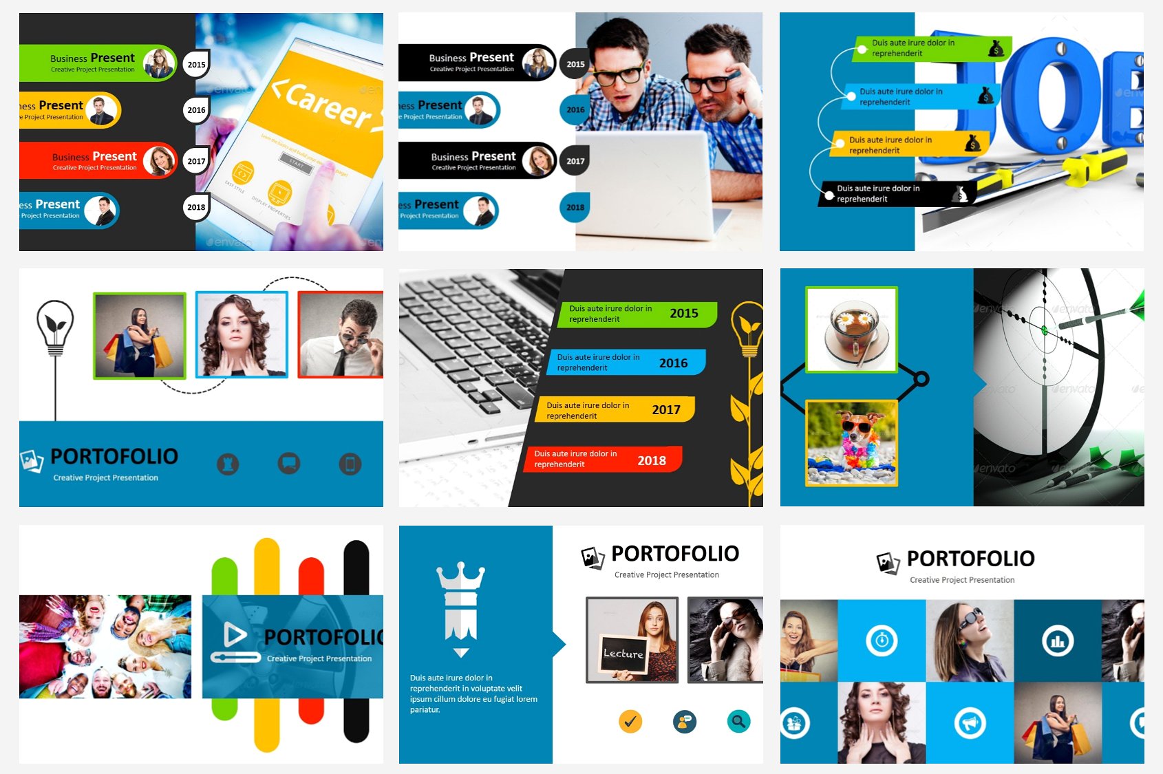 简约、时尚的MOZA – Powerpoint模板插图(4)