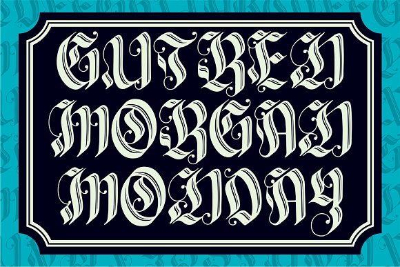 Valldemar Blackletter Font插图1