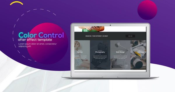 时尚简约网络设计演示素材库精选AE模板 Trendy Minimalistic Web Promo