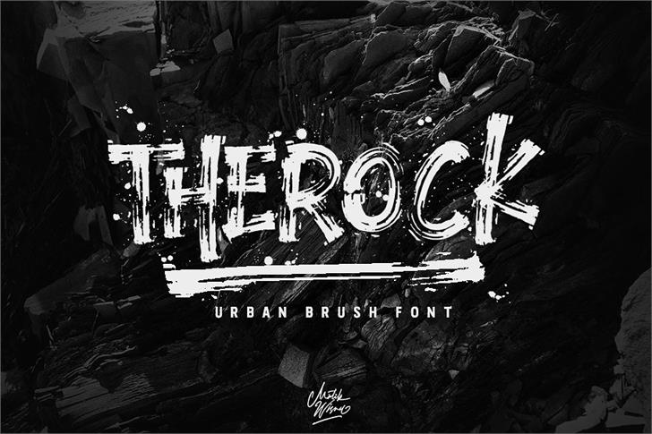 THEROCK font插图3