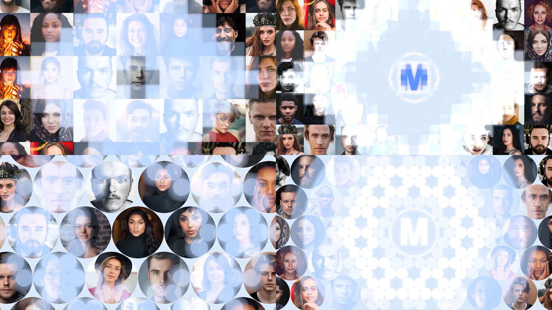 动态照片相册拼贴logo展示素材库精选AE模板