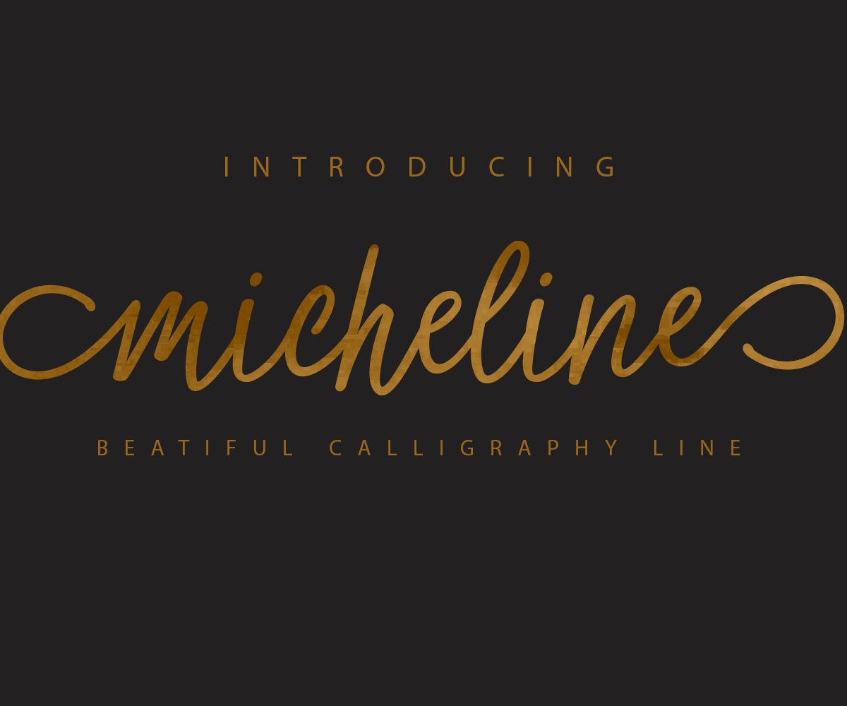 Micheline Font素材之家精选英文字体