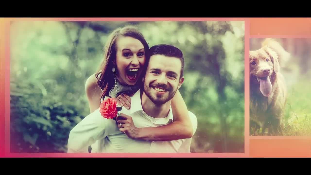 pr文本动画照片展示模板 Slideshow