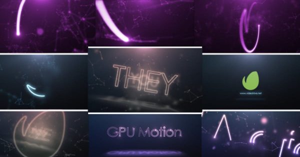 魔法光线logo演示素材库精选AE模板 Magic Light