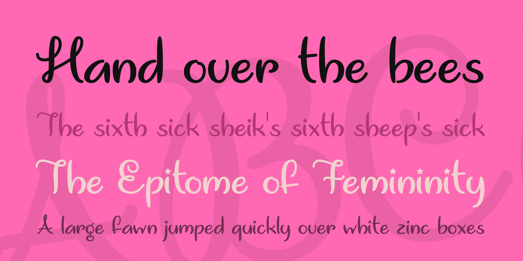 Unicorn Giggles Font插图1