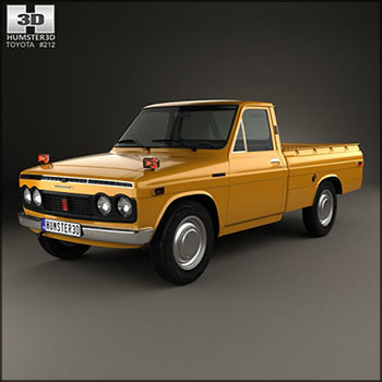 丰田Toyota Hilux 1968皮卡汽车素材之家精选3D模型
