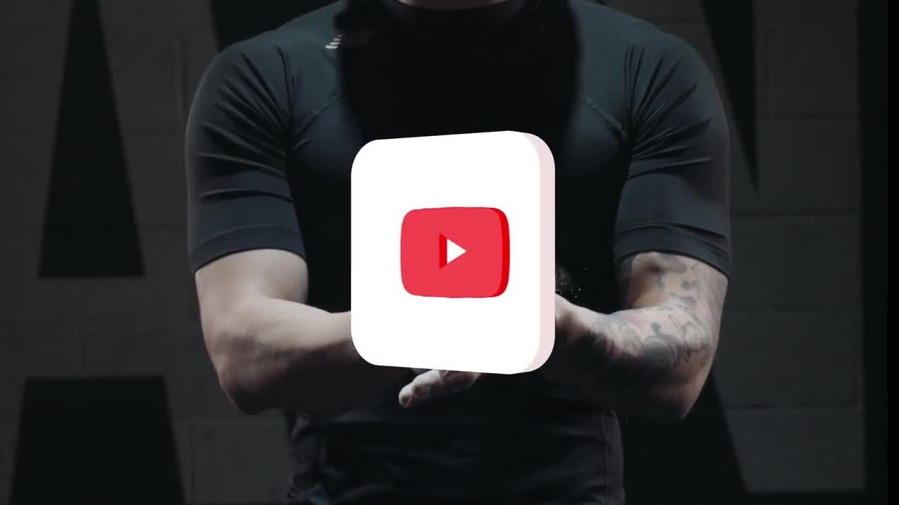 明亮干净创意的伪3D徽标素材库精选AE模板