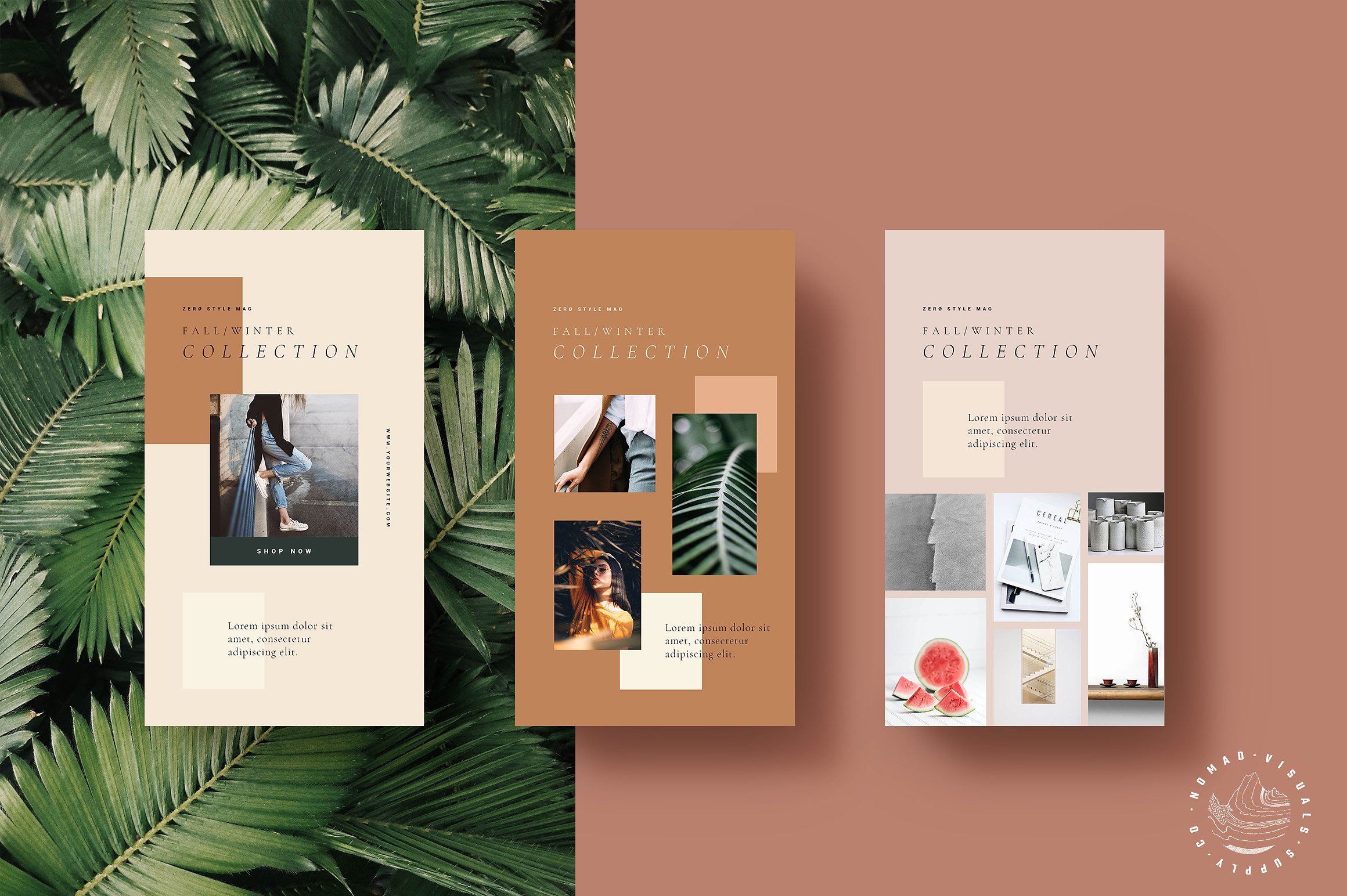 时尚高端Instagram故事动画模板素材库精选 Natural Store Animated Stories [psd]插图(4)