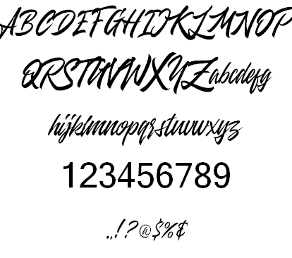 Entreaty font插图1 Entreaty font插图1