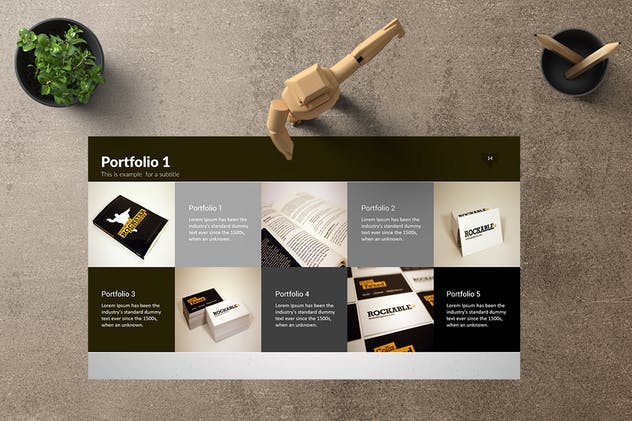 商业计划书项目推荐演示文稿PPT模板 ASMAT Powerpoint Template插图(5)