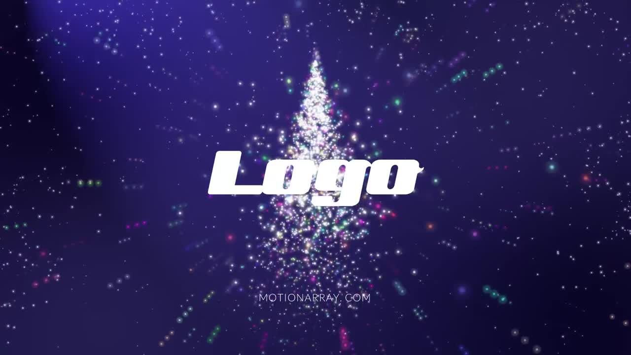 圣诞节标志展示素材库推荐PR模板