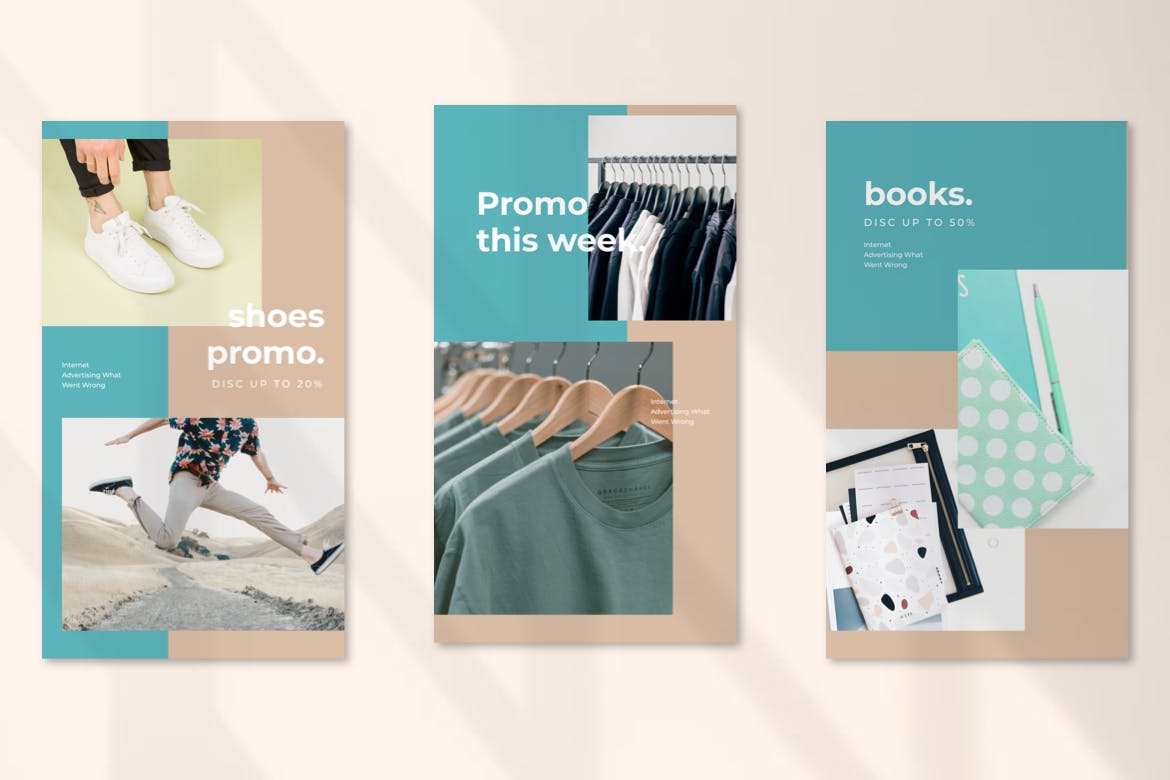 Instagram社交电商推广设计素材包 Instagram Story Template – Minimalist Store design插图(4)