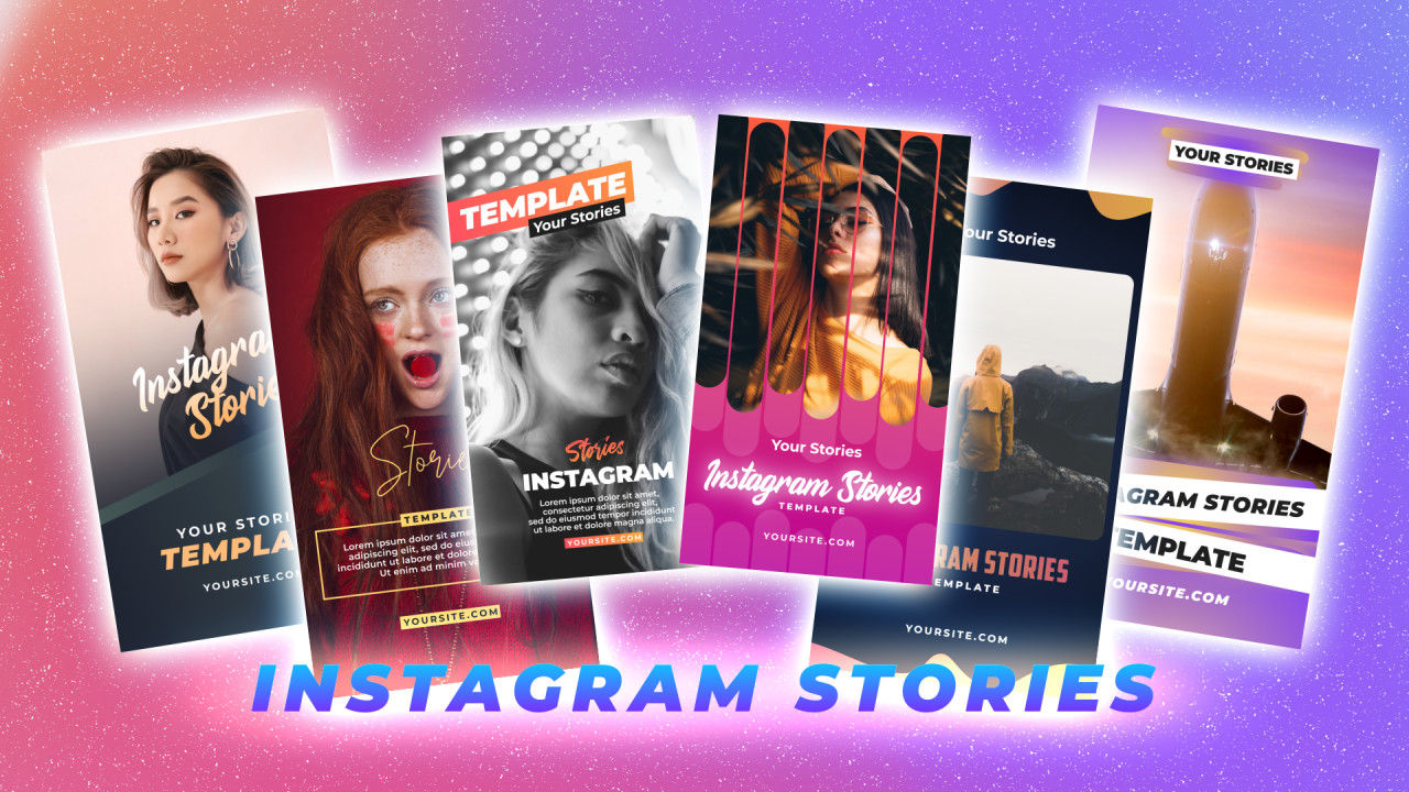 6个时尚设计照片展示素材库精选AE模板