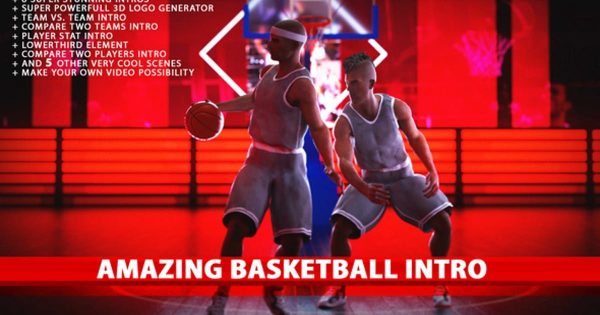 魅力篮球体育节目片头素材库精选AE模板 Amazing Basketball Intros