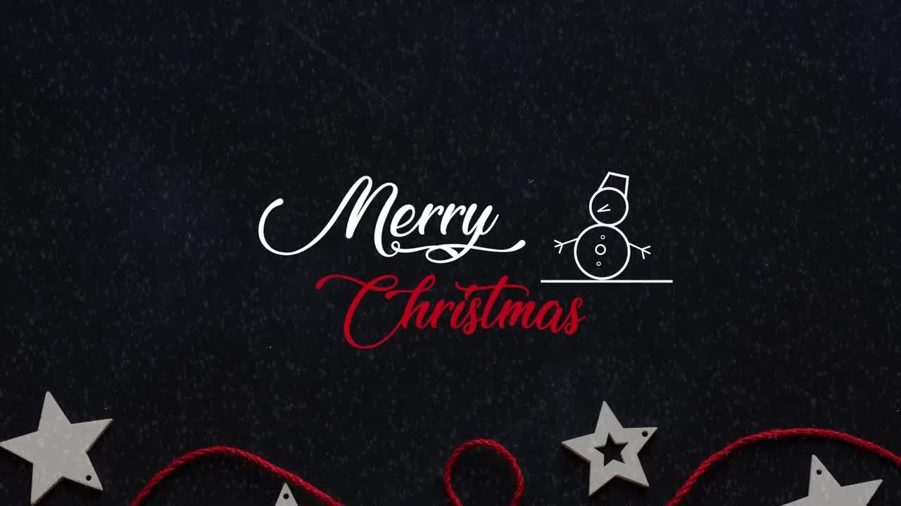 卡通动态圣诞节风格字幕标题素材库精选AE模板