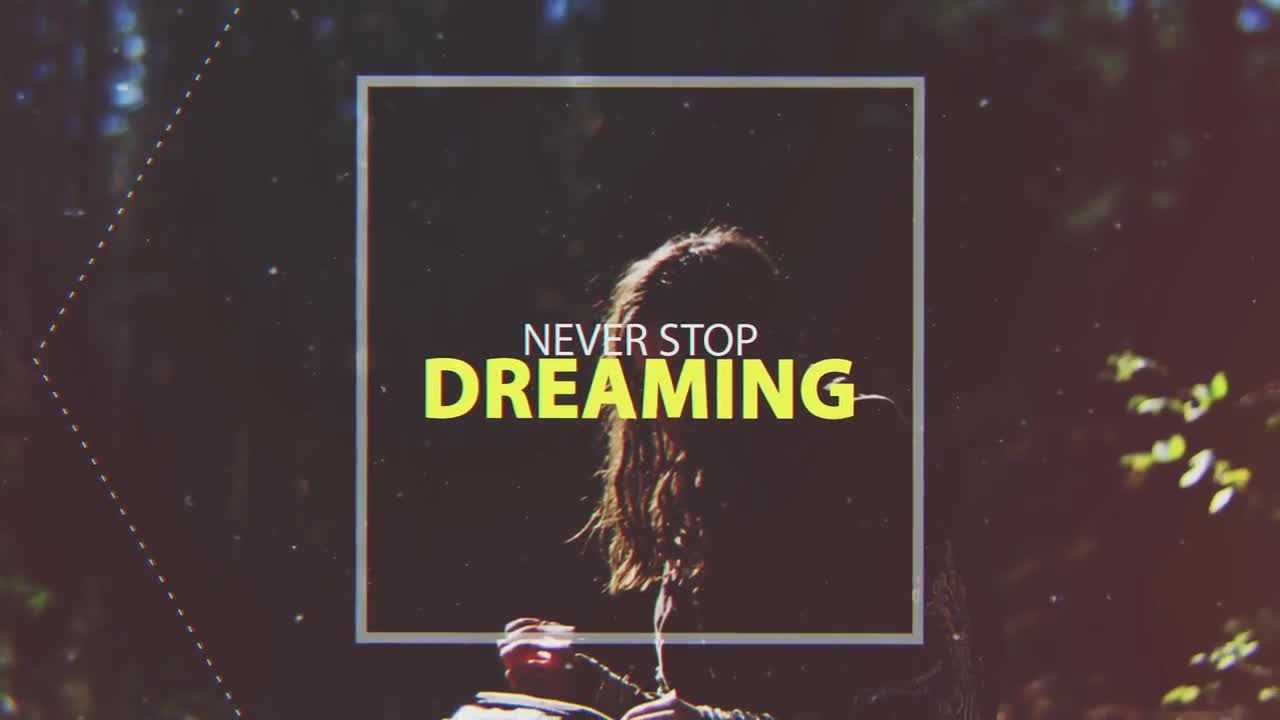 精美的视差3D文本幻灯片素材库精选AE模板