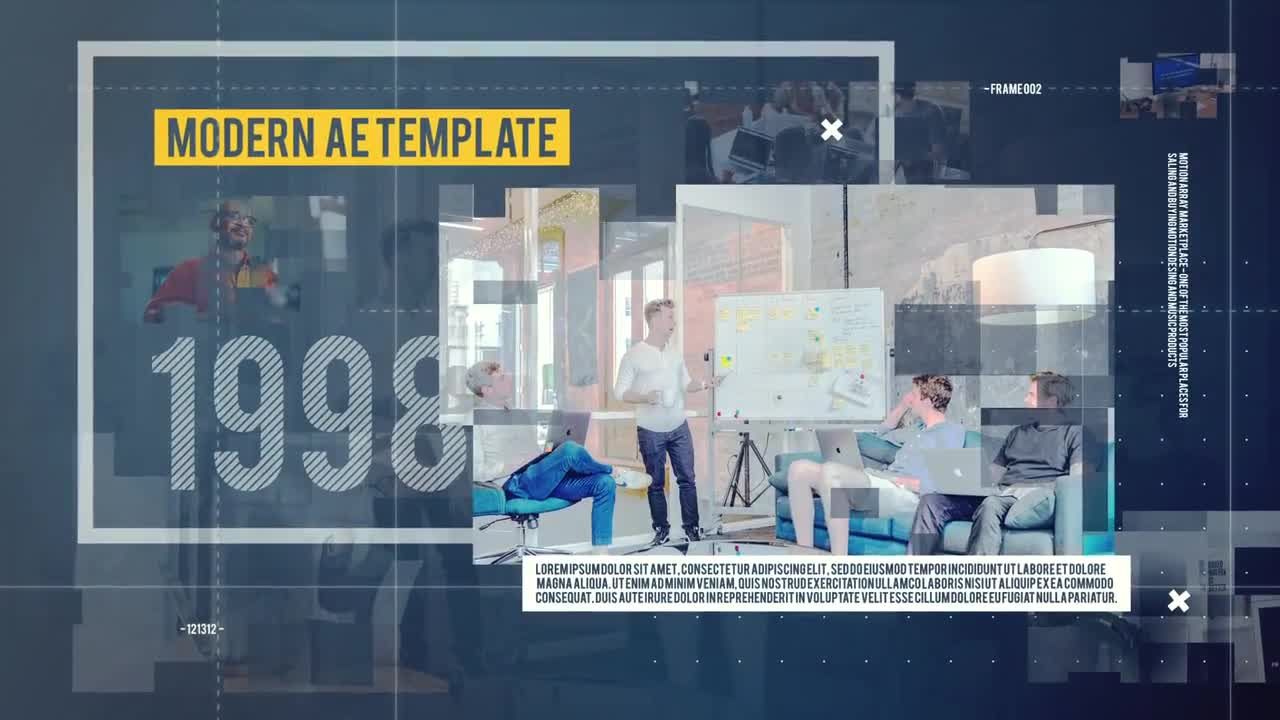 业务时间表促销素材库精选AE模板