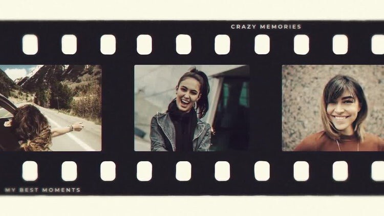 时尚专业的电影胶片展示照片素材库精选AE模板