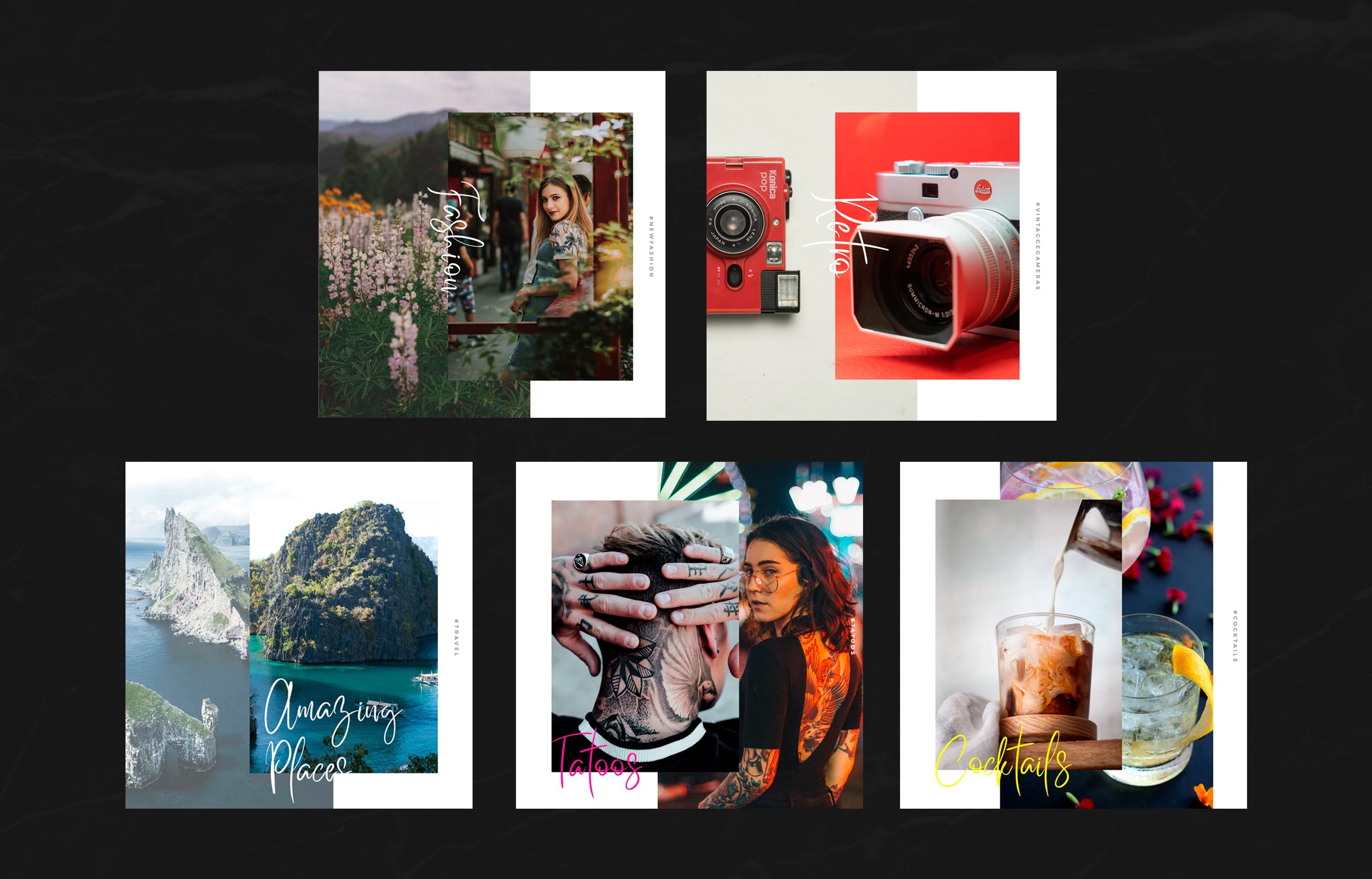 社交媒体平台品牌推广Banner图设计模板素材库精选v74 Social Media Banners – Vol74插图(1)