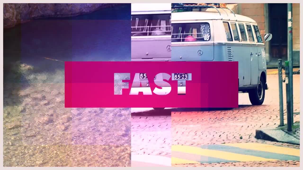 ae简洁过渡的幻灯片模板素材